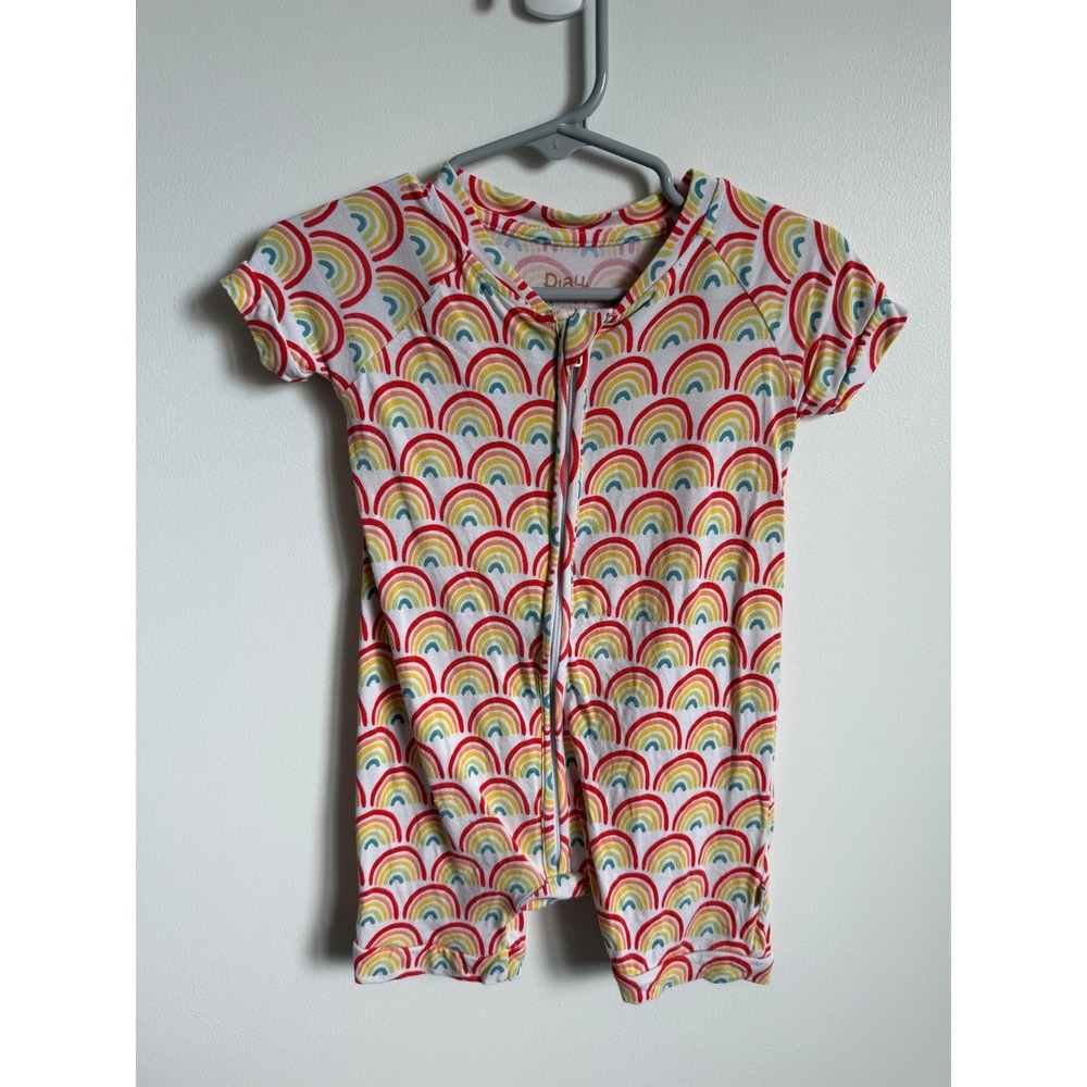 Little Sleepies Play Rainbow Bamboo Shortie 6-12M